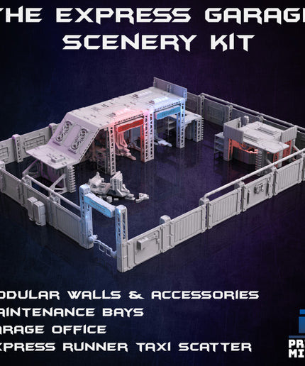 Express Garage Scenery Kit - Raid in Zadorn Collection