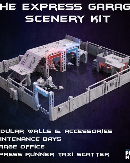 Express Garage Scenery Kit - Raid in Zadorn Collection