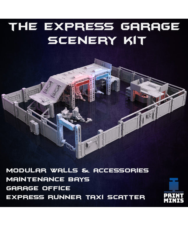 Express Garage Scenery Kit - Raid in Zadorn Collection
