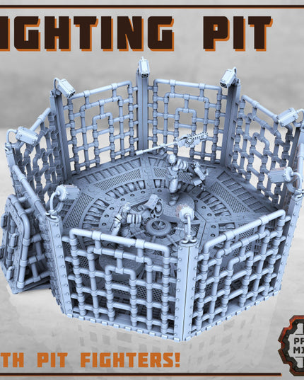 Fighting Pit with 2x Pit Fighters