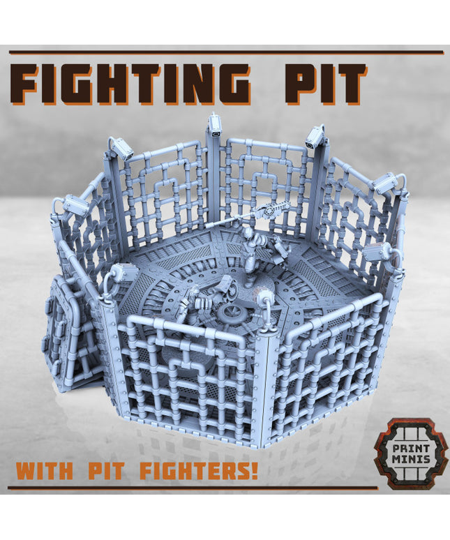 Fighting Pit with 2x Pit Fighters