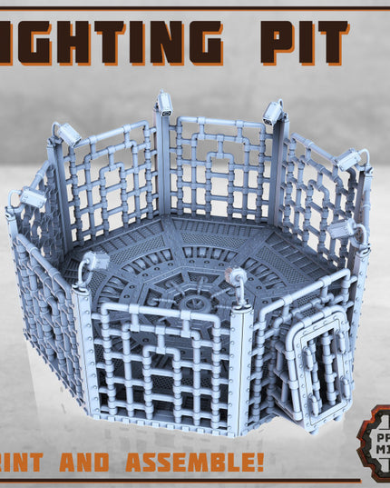 Fighting Pit with 2x Pit Fighters