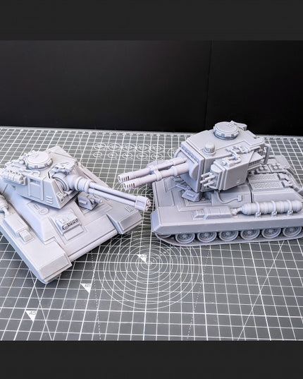 The Akula Dieselpunk Tanks - K-37 and Devastator K-66 - Iron Guard Collection