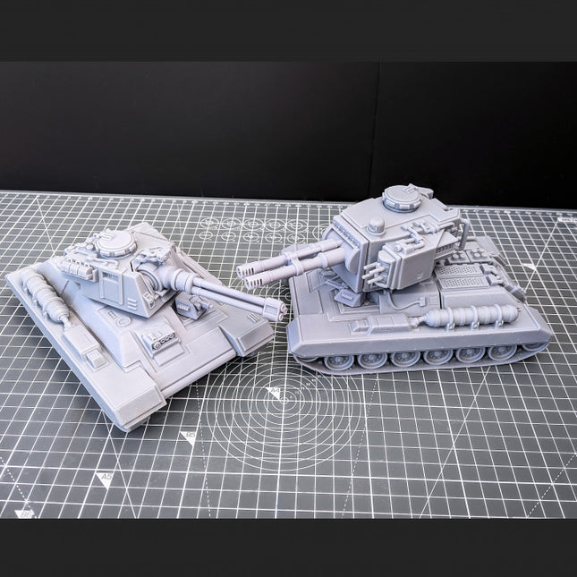 The Akula Dieselpunk Tanks - K-37 and Devastator K-66 - Iron Guard Collection