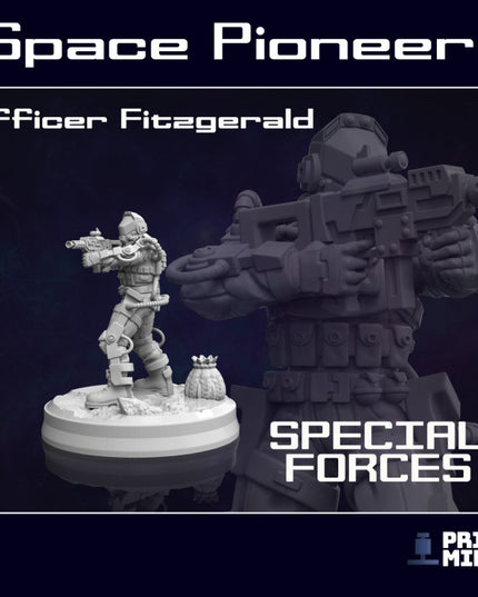 Space Soldiers - Special Forces Military x 4 - Space Pioneers Collection