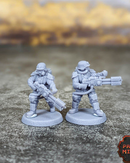 Flame Thrower Troops x2