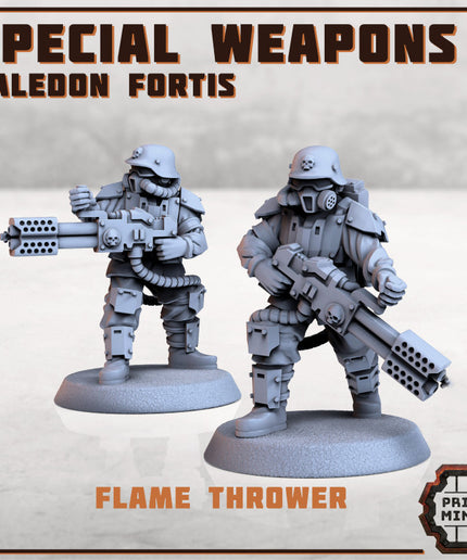 Flame Thrower Troops x2
