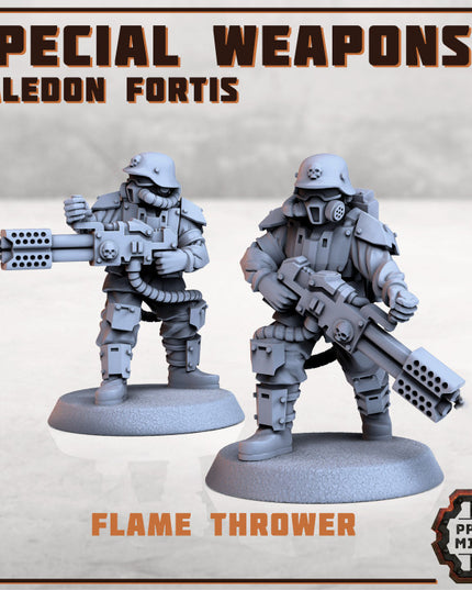 Flame Thrower Troops x2