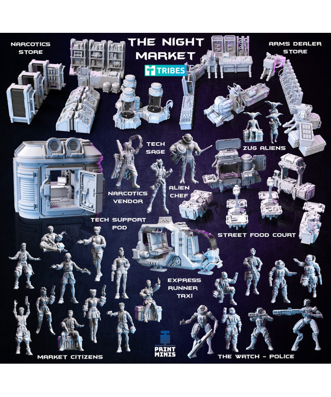 The Night Market Collection - dare to explore the infamous market in the city of Zadorn!