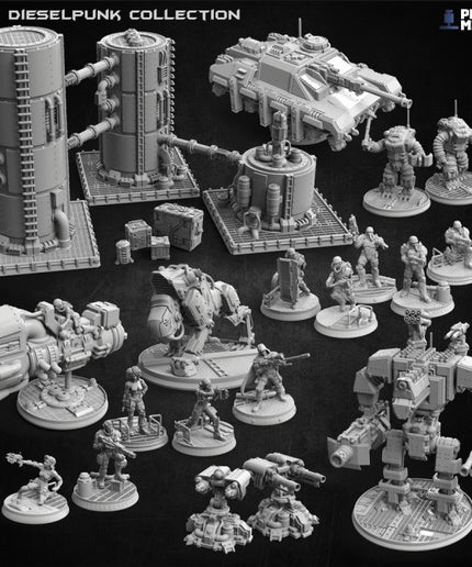 Dieselpunk Collection - fight The Authority as diesel heroes!