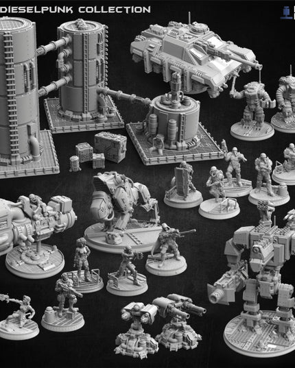 Dieselpunk Collection - fight The Authority as diesel heroes!