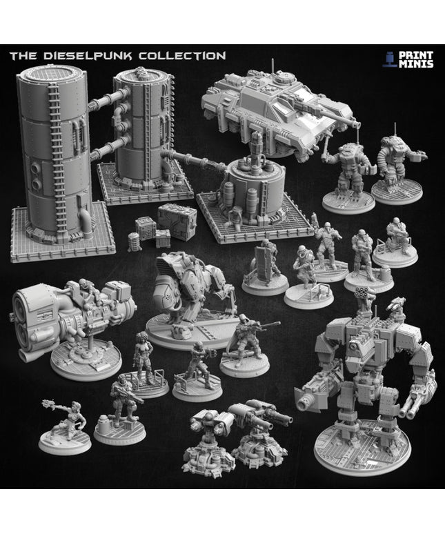 Dieselpunk Collection - fight The Authority as diesel heroes!
