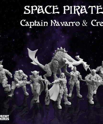Captain Navarro Crew Pack - Space Pirates Collection