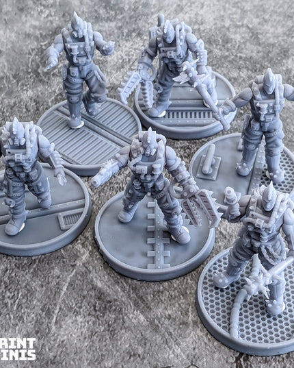 Iron Spikes Gang (modular) - The Ironside Docks Collection