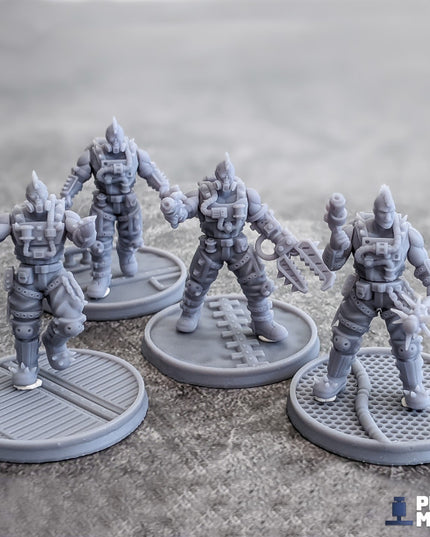 Iron Spikes Gang (modular) - The Ironside Docks Collection