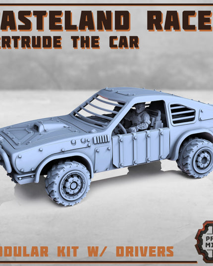 Wasteland Race Car - Gertrude w/ Outlaw Drivers