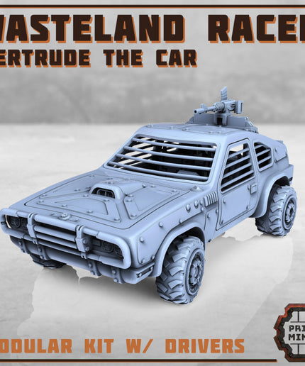Wasteland Race Car - Gertrude w/ Outlaw Drivers