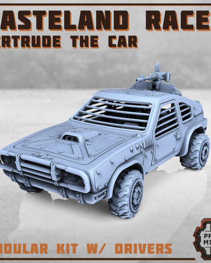 Wasteland Race Car - Gertrude w/ Outlaw Drivers