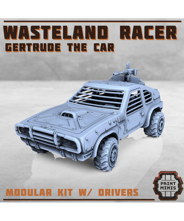 Wasteland Race Car - Gertrude w/ Outlaw Drivers