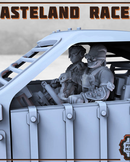 Wasteland Race Car - Gertrude w/ Outlaw Drivers