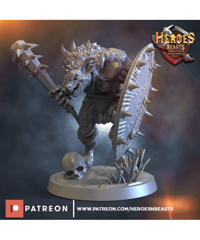 Gnoll mercenary warrior 1