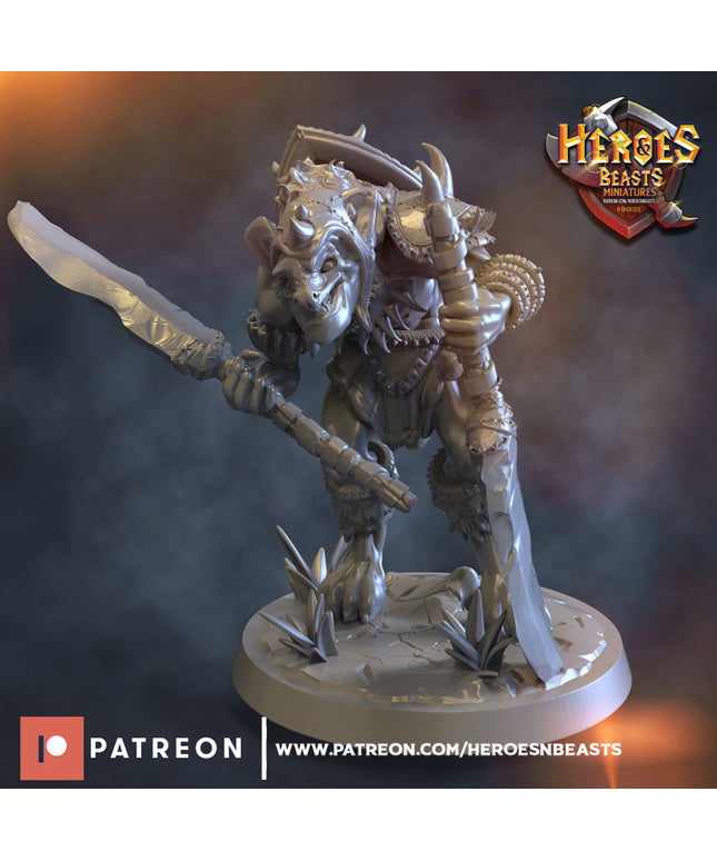 Gnoll mercenary warrior 5 - the brut