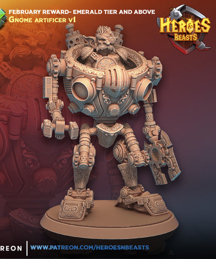 gnome artificer - robot walker