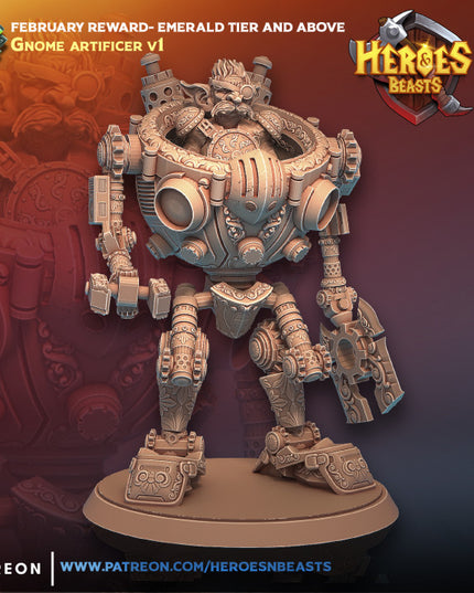 gnome artificer - robot walker