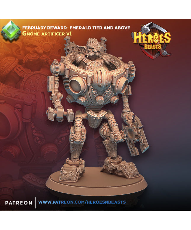 gnome artificer - robot walker