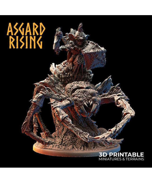 GOBLIN: Goblin Chieftain on Nightmare Spider