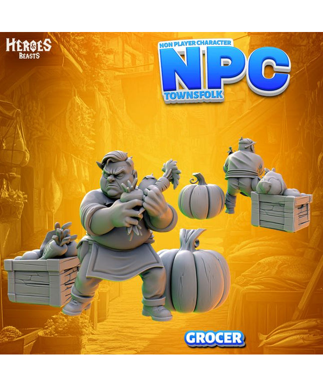 Grocer+ crate + pumpkin