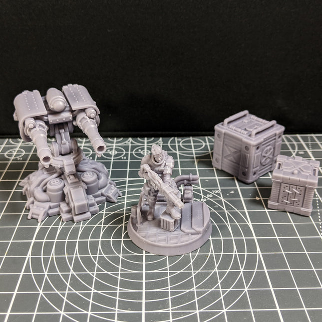 Auto Defence Turret x2 - Dieselpunk Collection