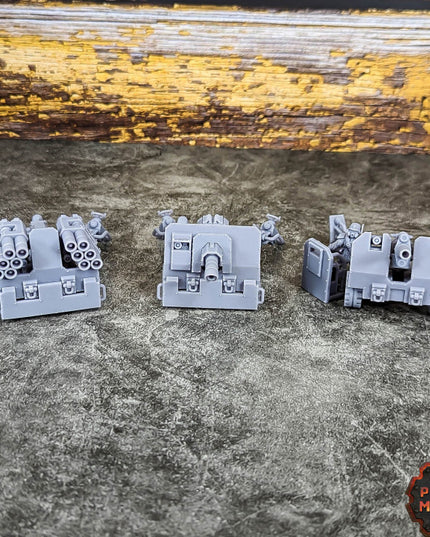 Heavy Battery Guns x3