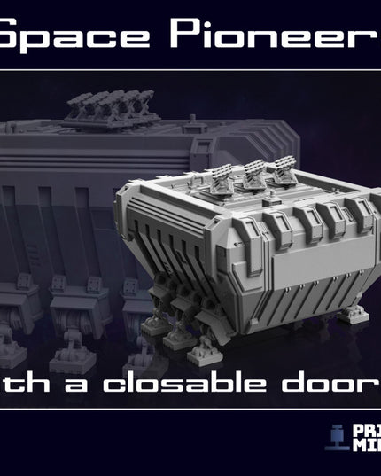 The Habitation Unit - Modular, Expandable Terrain - Space Pioneers Collection