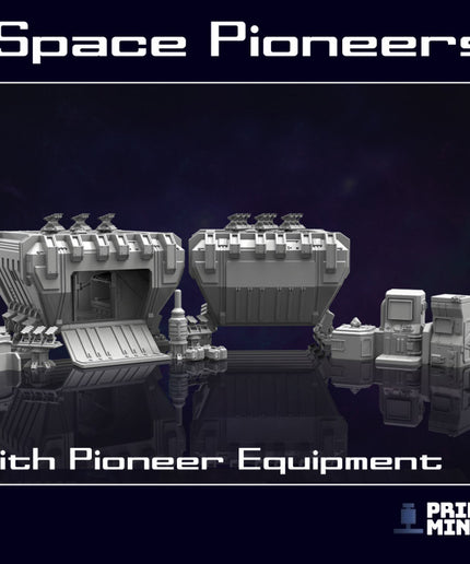 The Habitation Unit - Modular, Expandable Terrain - Space Pioneers Collection