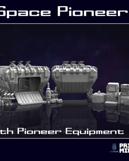 The Habitation Unit - Modular, Expandable Terrain - Space Pioneers Collection