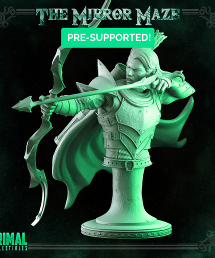 Elf - Haggar - Bust - THE MIRROR MAZE - MASTERS OF DUNGEONS QUEST