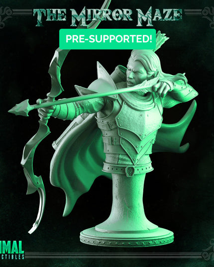 Elf - Haggar - Bust - THE MIRROR MAZE - MASTERS OF DUNGEONS QUEST