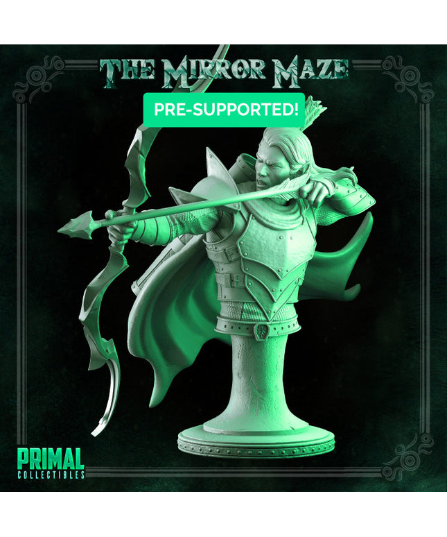 Elf - Haggar - Bust - THE MIRROR MAZE - MASTERS OF DUNGEONS QUEST