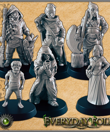 Everyday Folk / Half-orc folks