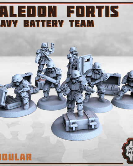 Heavy Battery Dioramas x3