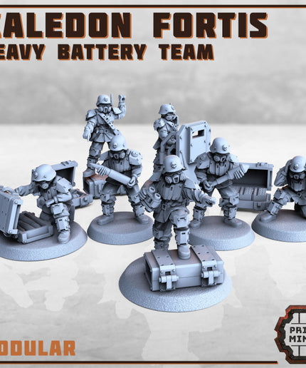 Heavy Battery Troops x6 - Kaledon Fortis
