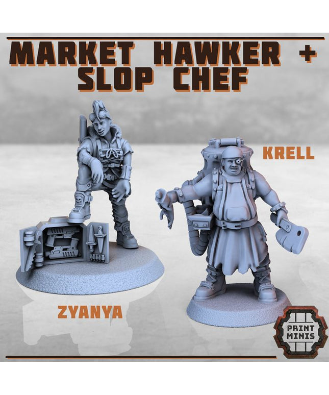 Market Hawker + Slop Chef