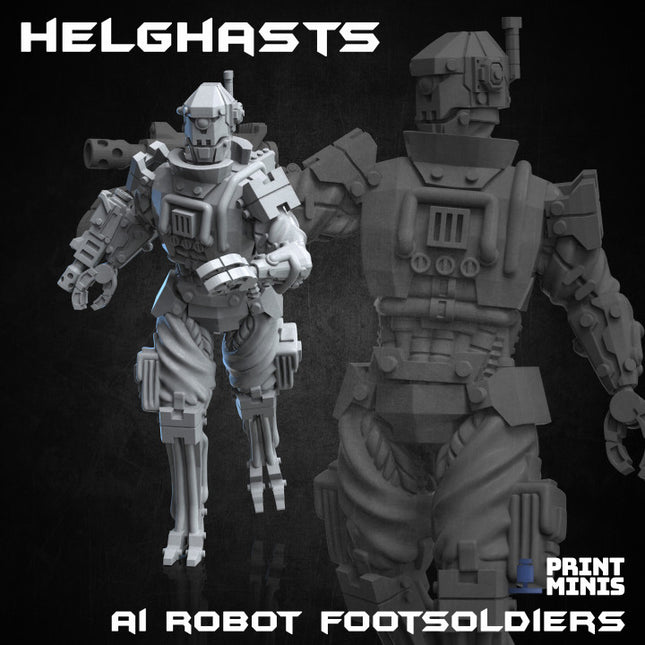 Helghast Footsoldier Robots x3 - Automata Collection