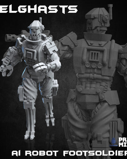 Helghast Footsoldier Robots x3 - Automata Collection