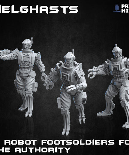 Helghast Footsoldier Robots x3 - Automata Collection