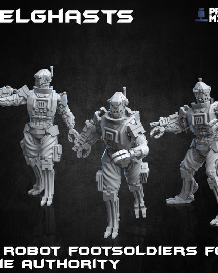 Helghast Footsoldier Robots x3 - Automata Collection