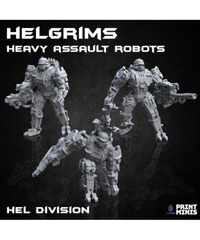 Helgrims x3 - Assault Robots - Automata Collection