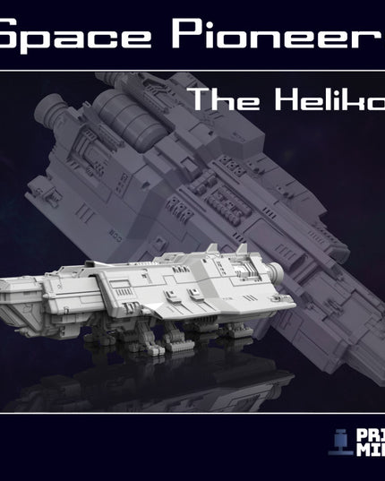 The Helikon - Orbital Lander Space Ship - Space Pioneers Collection