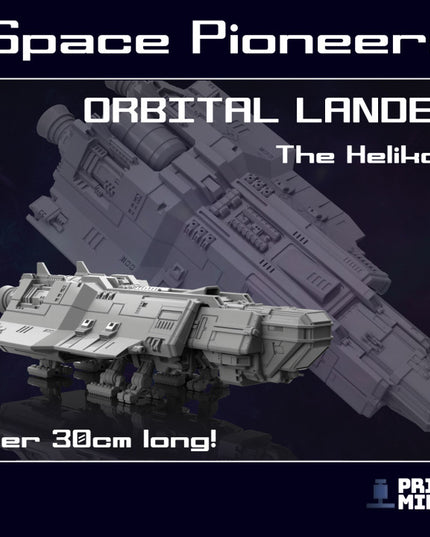 The Helikon - Orbital Lander Space Ship - Space Pioneers Collection